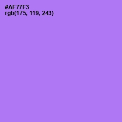 #AF77F3 - Lavender Color Image