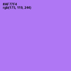 #AF77F4 - Lavender Color Image