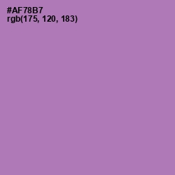 #AF78B7 - Purple Mountain's Majesty Color Image