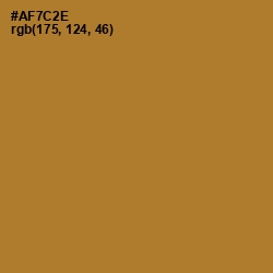 #AF7C2E - Copper Color Image