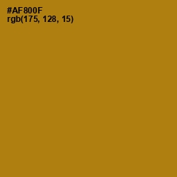 #AF800F - Hot Toddy Color Image