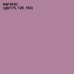 #AF819C - Bouquet Color Image
