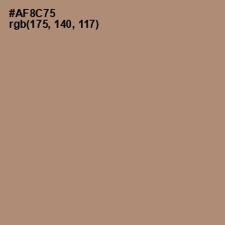 #AF8C75 - Pharlap Color Image