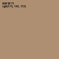 #AF8F71 - Pharlap Color Image