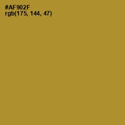 #AF902F - Lemon Ginger Color Image