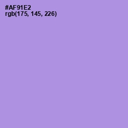 #AF91E2 - Dull Lavender Color Image