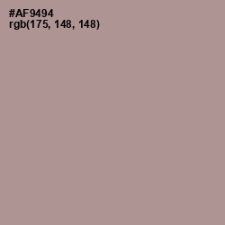 #AF9494 - Dusty Gray Color Image