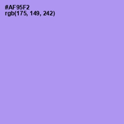 #AF95F2 - Dull Lavender Color Image