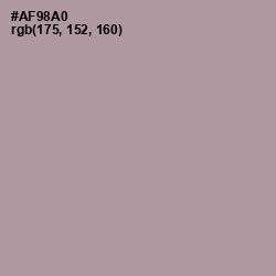 #AF98A0 - Amethyst Smoke Color Image