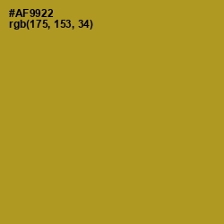 #AF9922 - Lemon Ginger Color Image