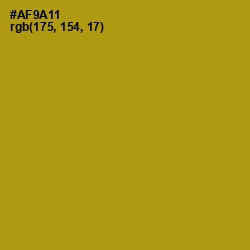 #AF9A11 - Lucky Color Image