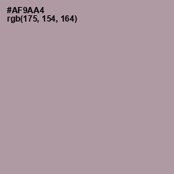 #AF9AA4 - Amethyst Smoke Color Image