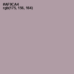 #AF9CA4 - Amethyst Smoke Color Image