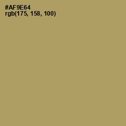 #AF9E64 - Teak Color Image