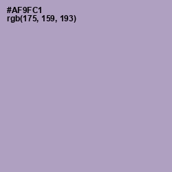 #AF9FC1 - East Side Color Image
