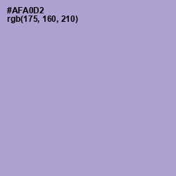 #AFA0D2 - Cold Purple Color Image