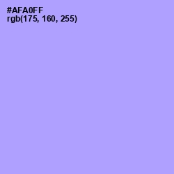 #AFA0FF - Biloba Flower Color Image