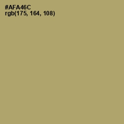 #AFA46C - Green Smoke Color Image