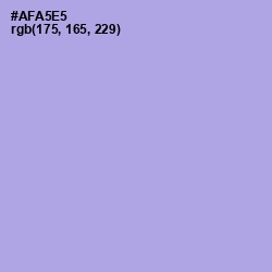 #AFA5E5 - Biloba Flower Color Image