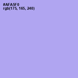 #AFA5F0 - Biloba Flower Color Image