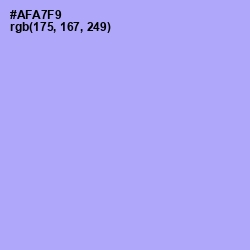 #AFA7F9 - Biloba Flower Color Image