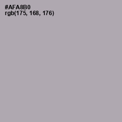 #AFA8B0 - Spun Pearl Color Image