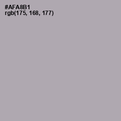 #AFA8B1 - Spun Pearl Color Image