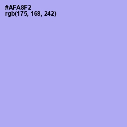 #AFA8F2 - Biloba Flower Color Image