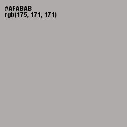 #AFABAB - Silver Chalice Color Image