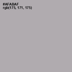 #AFABAF - Silver Chalice Color Image