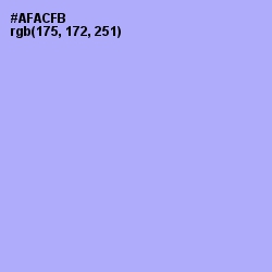 #AFACFB - Biloba Flower Color Image