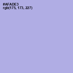 #AFADE3 - Biloba Flower Color Image