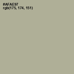 #AFAE97 - Bud Color Image