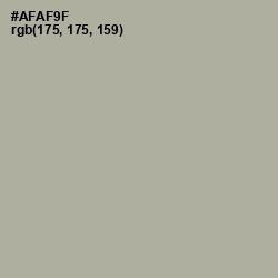 #AFAF9F - Bud Color Image