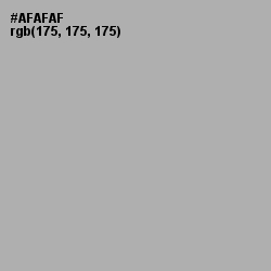 #AFAFAF - Silver Chalice Color Image