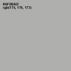 #AFB0AD - Silver Chalice Color Image