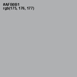 #AFB0B1 - Bombay Color Image