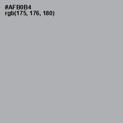 #AFB0B4 - Bombay Color Image