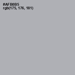 #AFB0B5 - Bombay Color Image