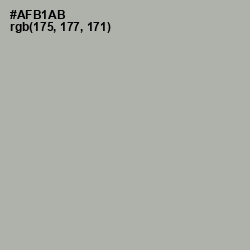 #AFB1AB - Silver Chalice Color Image