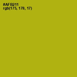 #AFB211 - Sahara Color Image