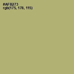 #AFB273 - Green Smoke Color Image