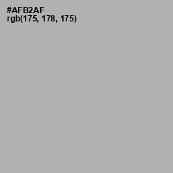 #AFB2AF - Silver Chalice Color Image