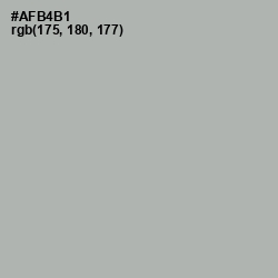 #AFB4B1 - Bombay Color Image