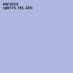 #AFB7E0 - Perano Color Image