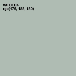 #AFBCB4 - Bombay Color Image