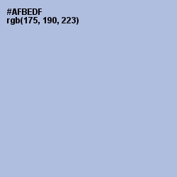 #AFBEDF - Pigeon Post Color Image
