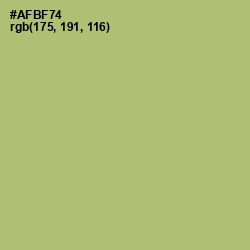 #AFBF74 - Gimblet Color Image