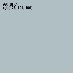 #AFBFC4 - Cadet Blue Color Image