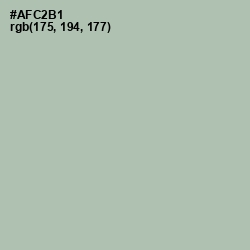 #AFC2B1 - Spring Rain Color Image